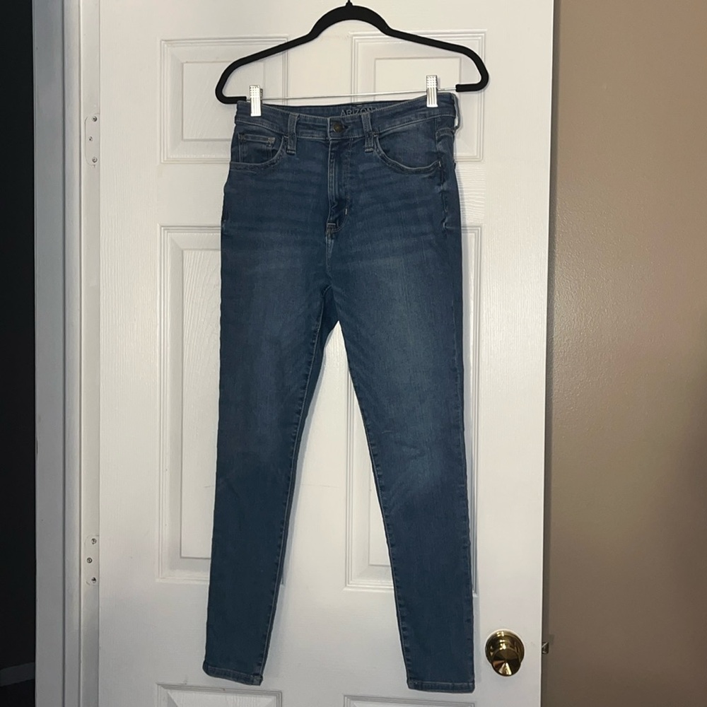 Arizona Womens High Rise Skinny Fit Jegging Jean Med Augusta JUNIORS SIZE 11